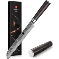 Xinzuo - Damast Brotmesser - B1H He Serie
