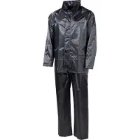 MFH Regenanzug, 2-teilig, schwarz XL