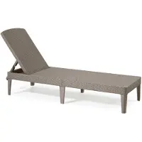Allibert JAIPUR, Einzelbild, Freistehendes Bett für Außenbereiche, Kunststoff