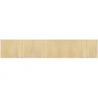 vidaXL Teppich Rechteckig Hell Natur 60x300 cm Bambus 376723