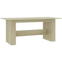 vidaXL Esstisch Sonoma-Eiche 180x90x76 cm Holzwerkstoff