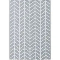 vidaXL Outdoor-Teppich ARAKIL Grau 160x230 cm PP
