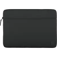 Uniq Vienna Laptop Hülle 16 Zoll - Recycelte Laptop Sleeve - Midnight Black
