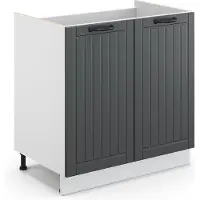 Vicco Waschbeckenunterschrank Fame-Line Anthrazit 80 x 82 cm ohne Arbeitsplatte, Model 43553
