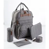 2hearts Wickelrucksack Functional, grau