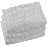 De Witte Lietaer Gästehandtuch Contessa Silver (40 x 60 cm)(3er Set)