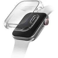 Uniq Garde Hybrid Case für das Apple Watch 7 / 8 / 9 - 41 mm - Dove (Clear)