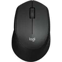 Logitech M330 SILENT PLUS, rechts, Mechanisch, RF Wireless, 1000 DPI, Schwarz