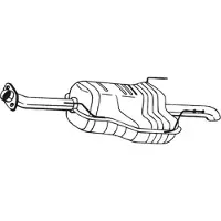 Bosal Endschalldämpfer 185-681