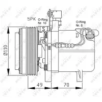 NRF Klimakompressor 32490