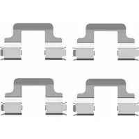 Textar 82502000 Zubehörsatz Scheibenbremsbelag Hinten für VW GOLF VI (5K1) Golf V Schrägheck (1K1) Passat Variant (3C5) für SKODA Octavia III Combi