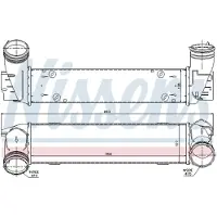 Nissens 96595 Ladeluftkühler LLK für BMW 3 Touring (E91) Turbo Intercooler