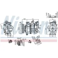 Nissens Klimakompressor KLIMA NIS 890602