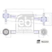 FEBI BILSTEIN Lenker, Radaufhängung 182233