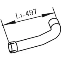 DINEX Abgasrohr 47276