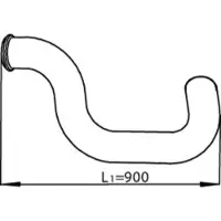 DINEX Abgasrohr 81720