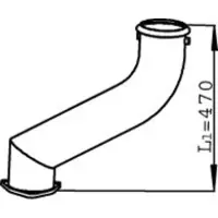 DINEX Abgasrohr 21502