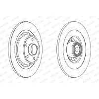 FERODO Bremsscheibe DDF1654-1