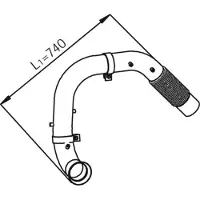 DINEX Abgasrohr 54191