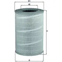 MAHLE ORIGINAL Luftfilter LX 713