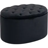HOMCOM Bank oval mit Stauraum 838-176
