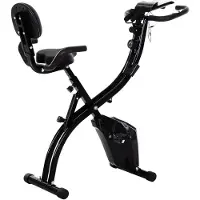 HOMCOM 2-in-1 Heimtrainer Schwarz
