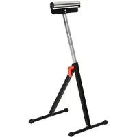 HOMCOM Rollenbock Rollenauflage Hiflsbock Verstellbar bis 90 kg Metall Schwarz