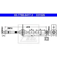 Ate Bremsschlauch ATE 83.7788-0417.3