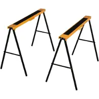 HOMCOM HOMdotCOM Sägebock mit rutschfestem Unterbau, max. 125 kg