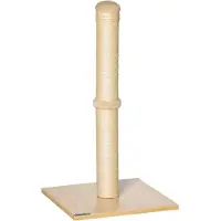 PawHut Kratzsäule Kratzbaum Kratzstamm mit Ball 60 cm Spanplatte Sisal