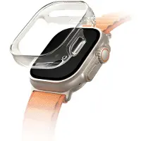 Uniq Garde Hybrid Apple Watch Hülle mit Displayschutz für die Apple Watch Ultra (2) - 49 mm - Dove (Clear)