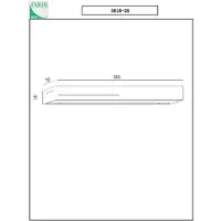 FABAS LUCE Banny LED-Wandleuchte, 24 W, 2260 lm, 3000 K, Anthrazit - Modernes Design aus Metall und Methacrylat für die Innenbeleuchtung