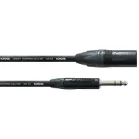 Cordial CPM 5 MV Kabel, 5 Meter, symmetrisch, Klinke 6.3 Stereo auf XLR Stecker, Neutrik