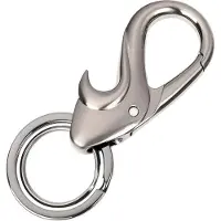 Troika Schlüsselanhänger Drop KR23-08/GM, Metall, mit Flaschenöffner, matt, silber verchromt