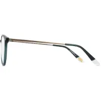 O'Neill ONB 4023 Unisex-Brille inkl. Gläser Vollrand Rund Kunststoff-Gestell 51/17/145, grün