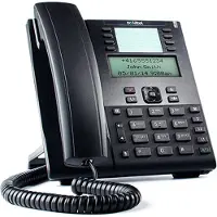 Mitel 80C00001AAA-A IP-Telefon, Schwarz, 9 Zeilen, LCD