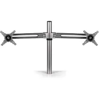 Fellowes Lotus Dual Monitor Arm Kit - Befestigungskit - einstellbarer Arm - für 2 LCD-Displays - Metall, Aluminium - Silber
