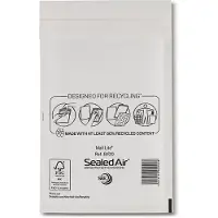 Mail lite Luftpolstertaschen MailLite B/00 Haftklebung weiss 100Stück