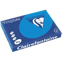 Clairefontaine Multifunktionspapier Troph‚e, A3, karibikblau