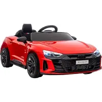 HOMCOM Kinder Elektroauto, Kinderfahrzeug mit Ferbedienung, Kinderauto, Weiß