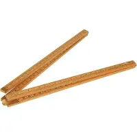 Sola Zimmermann Zollstock Holz gelb 4-teilig