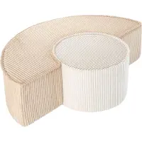 WigiWama Sitzhocker-Set, Brown Sugar