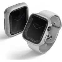 Uniq Moduo Case mit bezel für das Apple Watch - 44 / 45 mm - Chalk / Stone Grey