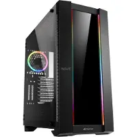 Sharkoon ELITE SHARK CA200G, Midi Tower, PC, Schwarz, ATX, EATX, micro ATX, Mini-ITX, SSI CEB, SSI EEB, Blau, Grün, Rot, 16,5 cm