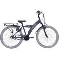 Bike Fun Kinderfahrrad 24 Zoll mit Shimano Nexus 3-Gang Schaltung Matt Dunkelgrün