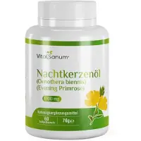 VitaSanum Nachtkerzenöl (Oenothera biennis) – 1700 mg Tagesportion 60 St Weichkapseln
