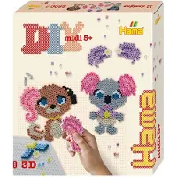 Hama Midi Perlenset - 2500 st. - Tiersalon - - One Size - Perlen