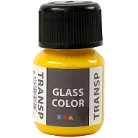 Creativ Company Glass Farbe Transparent Farbe - Citro Geel, 30 ml