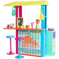 Barbie GYG23 - Barbie - Love the Ocean - Strandhütte, Spielset, ohne Puppe