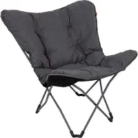 Bo Camp - Urban Outdoor - Vlinderstoel - Redbrigde - L - Oxford polyester - Grijs (1200340)